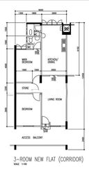 Blk 352 Clementi Avenue 2 Shopping Centre (Clementi), HDB 3 Rooms #556459761
